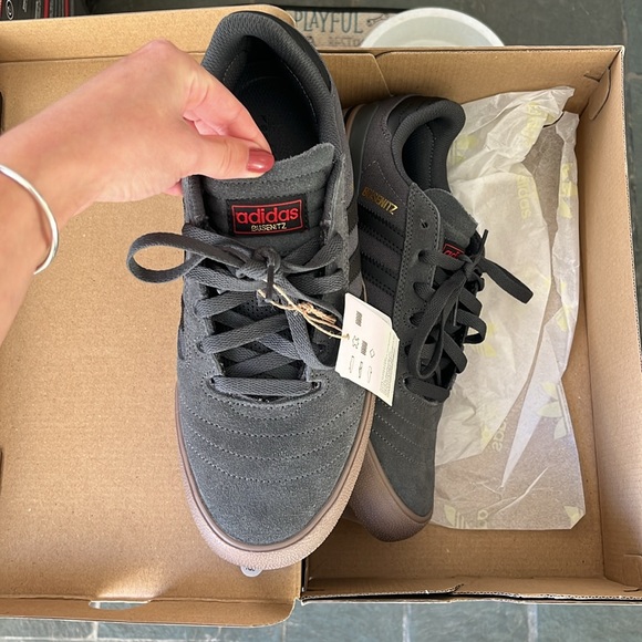 NWT Adidas Busenitz Vulc 2 dark grey size 8 - Picture 2 of 5